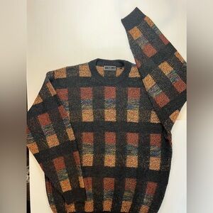 Wool sweater made in Italy grandpa style RAFFI brand
